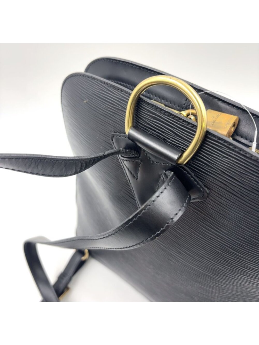 Louis Vuitton Gobelins Epi Noir Leather Black Backpack Gold - Picture 7 of 15